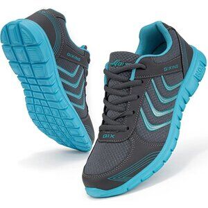 🆕Grey Mesh Running Shoes for Women 2025, Lightweight Breathable Tennis Sneakers